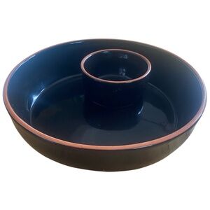 Val do Sol ceramic serving dish. Glazed. Chip & dip. Made in Portugal